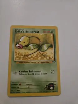 Pokemon Card Erika's Bellsprout 76/132 Gym Heroes 2000 - Image 1