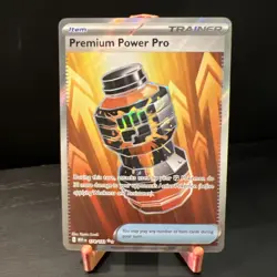 Premium Power Pro 174/132 Mega Evolution Full Art Ultra Rare Holo Pokemon Card - Image 1