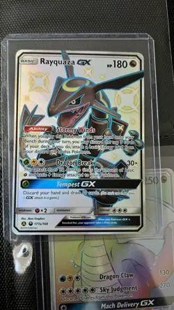 Pokemon TCG Rayquaza GX Celestial Storm Holo Card 177a/168 Promo 177A/168 NM - Image 3