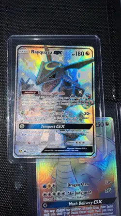 Pokemon TCG Rayquaza GX Celestial Storm Holo Card 177a/168 Promo 177A/168 NM - Image 4
