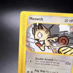 Meowth 121/165 - Expedition E-Reader Vintage Pokemon Card - Image 3