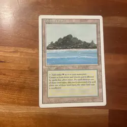 Magic the Gathering Tropical Island Land Revised Edition - Image 1