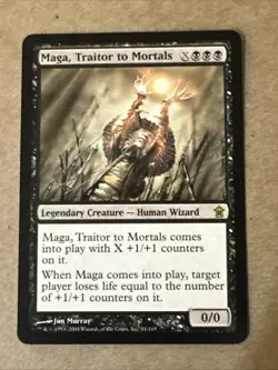 Maga Traitor To Mortals X1 Saviors Of Kamigawa Ex+ Condition See Front/back Pics - Image 1