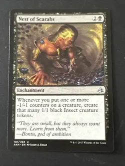 Nest Of Scarabs X1 Amonkhet NM Condition See Pics Front/Back - Image 1