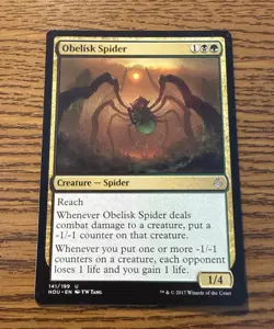 Obelisk Spider Hour of Devastation Regular U MTG MAGIC THE GATHERING - Image 1