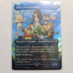 Lulu, Stern Guardian MTG (Borderless) (Chocobo Track Foil) FINAL FANTASY 0467 - Image 1