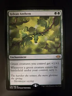 Sylvan Anthem NM Modern Horizons 2 MTG FREE SHIPPING - Image 1