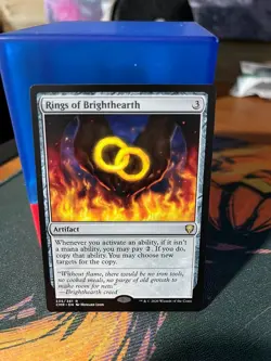 MTG Rings of Brighthearth Commander Legends Regular (335/361) LP FREE SHIPPING - Image 1