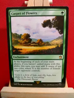 Carpet of Flowers - Dr. Who - Rare - NM - MTG - Image 1