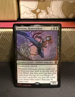 Gwenom, Remorseless - MTG - Marvel’s Spider-Man - #286 (Foil) - Near Mint - Image 1