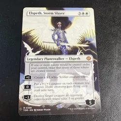 Elspeth, Storm Slayer (Borderless) Tarkir: Dragonstorm Regular - Image 2