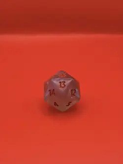 1x Oversized Spindown D20 Die - MTG Avatar: The Last Airbender Dice Life Counter - Image 1
