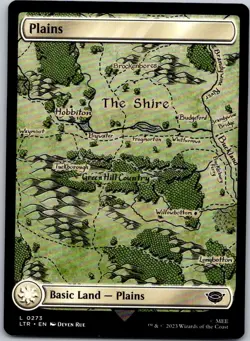 Magic the Gathering Plains #273 Full Art The Lord of the Rings MTG Free Shipping - Image 1