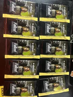 MTG Fallout Collector Booster Sample Pack Lot 10 sealed new bundle PIP Magic - Image 1