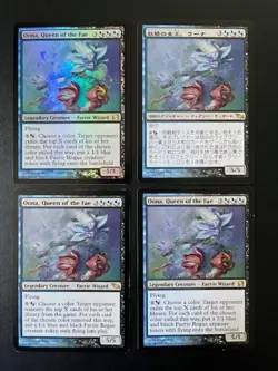 MTG- Oona, Queen of the Fae x4 (One is FOIL)(One is Japanese) - Image 1
