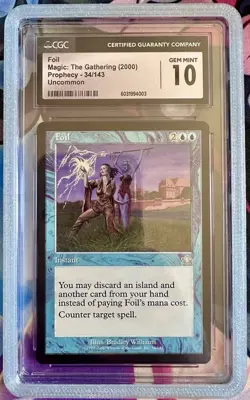Foil #34 CGC Graded 10 Gem Mint Prophecy PCY Magic The Gathering MTG - Image 1
