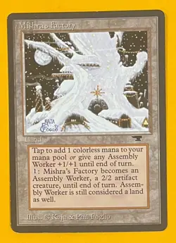 MTG MISHRA'S FACTORY (Winter) Antiquities (OldManMTG 012-668) - Image 1