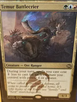 Temur Battlecrier X2 Foil and Standard- [Tarkir Dragonstorm] - Near Mint Rare - Image 1