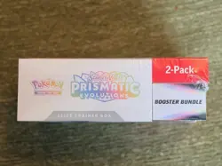 NEW SEALED Pokemon Scarlet & Violet Prismatic Evolutions, 2-pack - Image 3