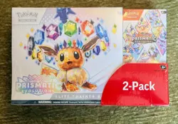 NEW SEALED Pokemon Scarlet & Violet Prismatic Evolutions, 2-pack - Image 4