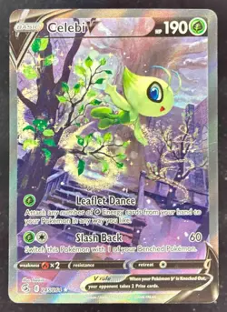 2021 Pokemon Sword & Shield Fusion Strike #245/264 Celebi V - Image 1