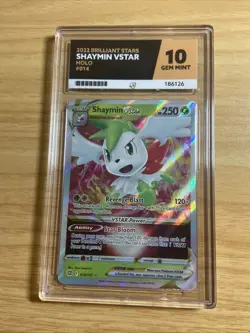 ACE 10 Shaymin VSTAR 014/172 Brilliant Stars pokemon tcg not psa bgs graded - Image 1