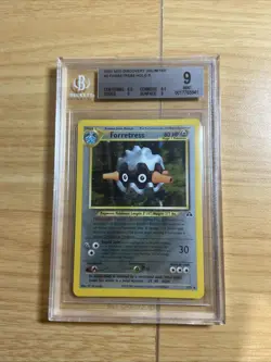 BGS 9 Forretress Holo Neo Discovery 2/75 Unlimited pokemon tcg not ace psa tag - Image 1