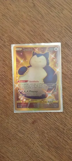 Carte Pokemon Ronflex 224/198 GOLD Secrete Rare Regne De Glace Francais - Image 1