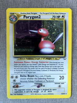 Neo Revelation - Porygon2 12/64 Holo Rare Vintage Pokemon TCG - LP - Image 1