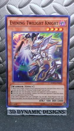 | Yugioh Evening Twilight Knight DOCS-EN023 Super Rare NM/M 🔥 | - Image 1