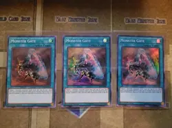 YUGIOH 3X MONSTER GATE MYFI-EN053 SUPER 1ST ED NM - Image 1