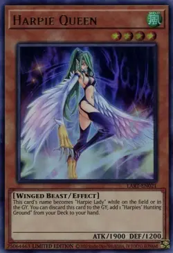 Harpie Queen - LART-EN021 - Ultra Rare - Limited Edition x1 Light Play Yu-Gi-Oh! - Image 1