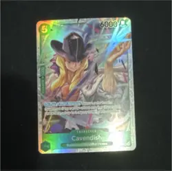 Cavendish EB01-012 One Piece CCG Character Card 6000 Power Holo Foil Super Rare - Image 1
