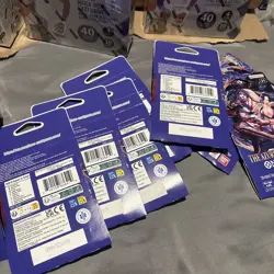 10 x One Piece OP14 - THE AZURE SEA’S SEVEN - Sleeved Blister Booster Packs - Image 4