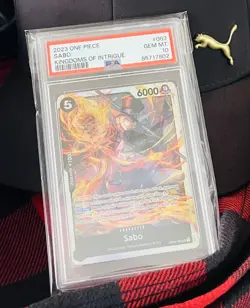 SABO 🔥 (2023 ONE PIECE OP04-KINGDOMS OF INTRIGUE #083), PSA 10, Rare, Sealed - Image 1