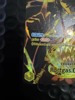 One Piece TGC Portgas D. Ace SP ST13-011 SR Legacy of The Master - Image 5