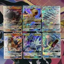Pokemon Tcg Lot Of 6 Sun & Moon GX Cards NM/M English - Image 1