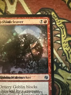 Magic Double Print Jumpstart Ornery Goblin Minotaur Skullcleaver Misprint Card - Image 4
