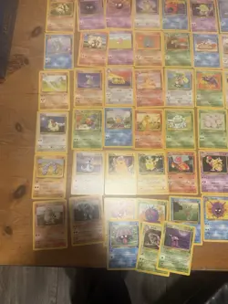 Pokemon Card Bulk Lot 51 UNIQUE Cards, Vintage WOTC LP/MP/NM Fossil Jungle Base - Image 3