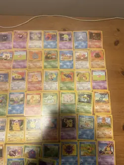 Pokemon Card Bulk Lot 51 UNIQUE Cards, Vintage WOTC LP/MP/NM Fossil Jungle Base - Image 4