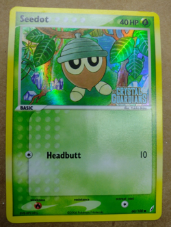 Seedot 60/100 EX Crystal Guardians Reverse Holo Vintage Pokemon Card Excellent - Image 1