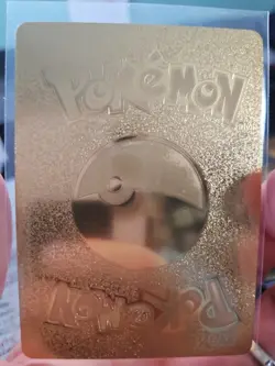 Shining Charizard GX Gold Foil Fan Art Vinyl Textured Collector Pokemon Card - Image 2
