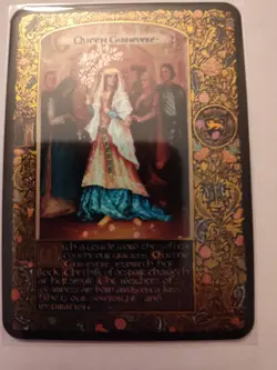 Sorcery Contested Realm Arthurian Legends Gilded Queen Guinevere Foil Curio Card - Image 1