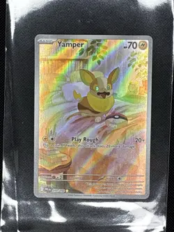 Mega Evolution: Phantasmal Flames 99/94 Yamper Art Rare (NM) - Pokemon TCG Card - Image 1