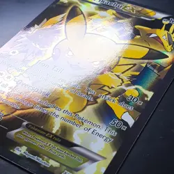 Pikachu EX XY124 Full Art Red & Blue Black Star Promo NM Pokemon Card - Image 2