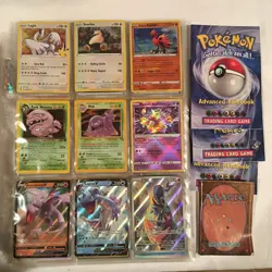 Pokemon Cards Binder Collection Lot 65+ Cards WOTC Neo Base Jungle Fossil Holo - Image 1