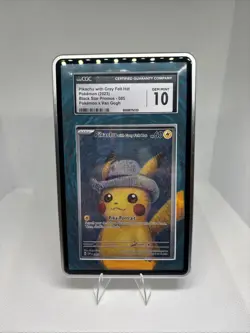 Pikachu with Grey Felt Hat 085 CGC 10 Van Gogh Promo Pokemon Card - Image 1