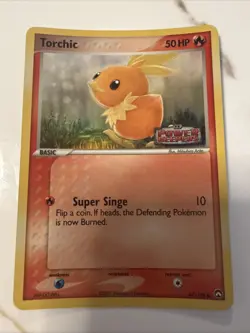 Torchic 67/108 Stamped EX Power Keepers Pokemon Card Reverse Holo 2007 - Image 1