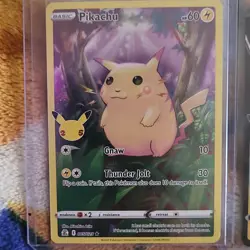Pokemon Pikachu Card Lot 5 Cards - Celebrations & Pokemon GO, V & Promo Variants - Image 4