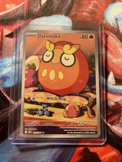 Darumaka 097/086 Sv: Black Bolt Illustration Rare NM Holo Pokemon Card - Image 1